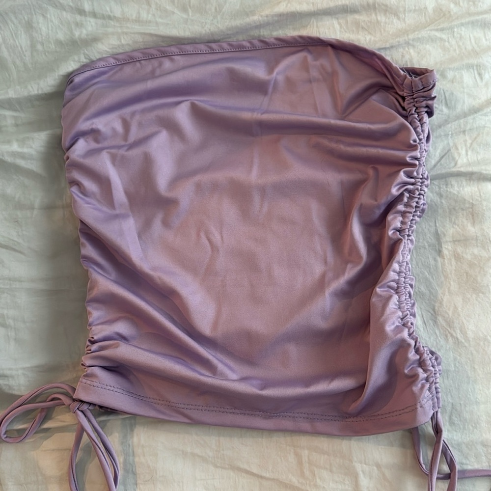 Cute purple lilac tube top